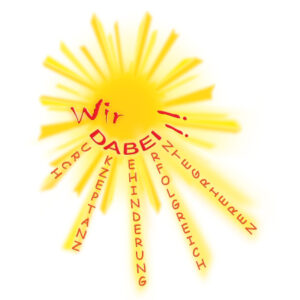 Logo von WIR DABEI – durch Akzeptanz Behinderung erfolgreich integrieren